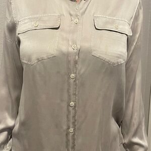 J Crew 100% Silk Blouse SZ 8